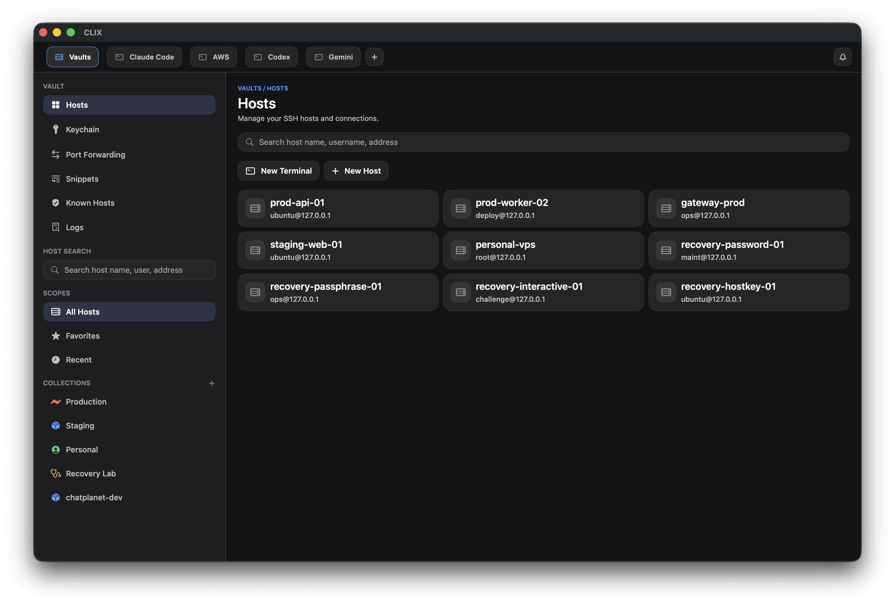 CLIX app preview screenshot